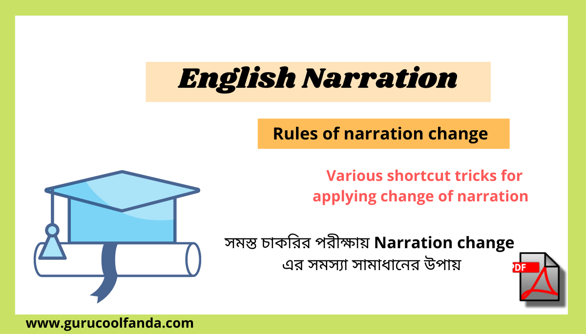 Basic English Grammar Rules Of Narration Gurucool gurucoolfanda